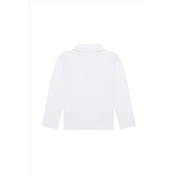 Çocuk Beyaz Basic Sweatshirt