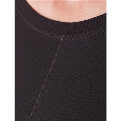 Лонгслив из премиального хлопка с эластаном