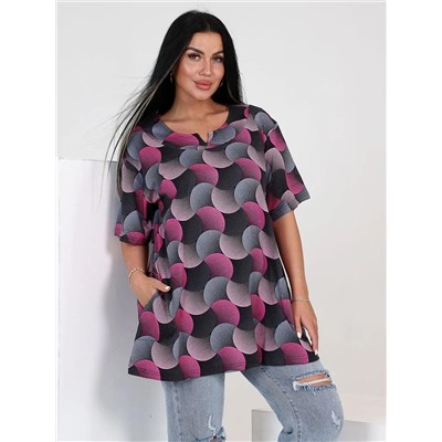 Туника женская Круги 009