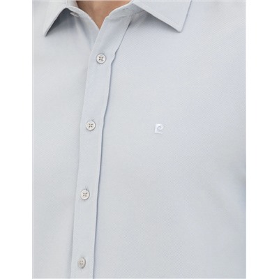 Gri Slim Fit Uzun Kollu Gömlek