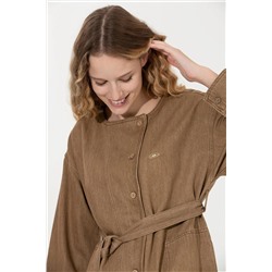 Kadın Kahverengi Jean Elbise