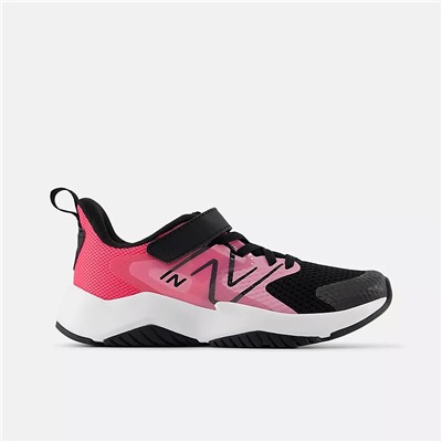 Rave Run v2 Bungee Lace with Top Strap Little & Big Kids (Size 10.5-7)
