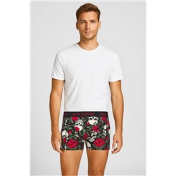 Jack & Jones J&J Jachenry Scull Karışık Renk 3'lü Kırmızı mix Siyah Boxer Paketi