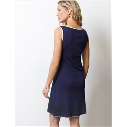 Сарафан на широких лямках с вырезом  из эластичного трикотажа кашкорсе