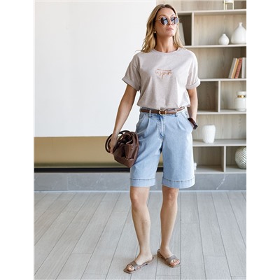 Футболка из премиального хлопка с авторским принтом