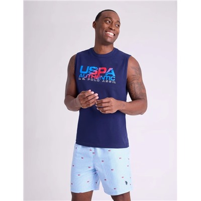 GRADIENT USPA GRAPHIC JERSEY TANK