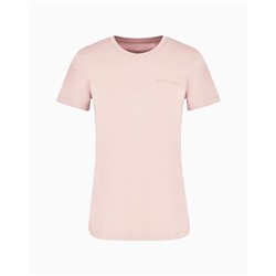 REGULAR FIT T-SHIRT WITH MINI SIGNATURE PRINT IN ASV COTTON