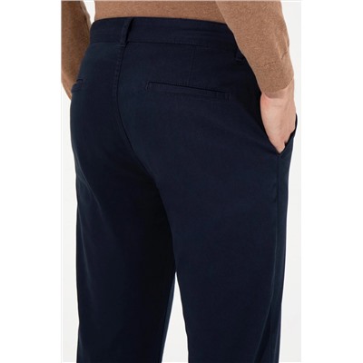 Erkek Lacivert Kanvas Pantolon