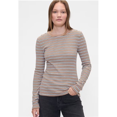 Essential Ribbed Crewneck T-Shirt