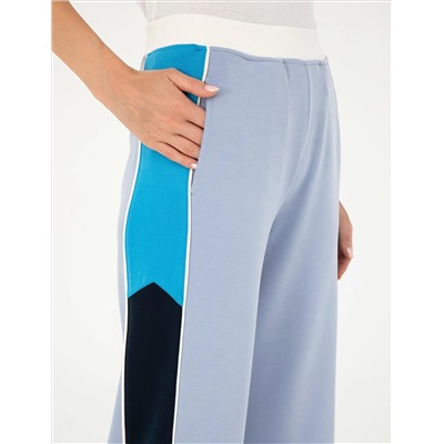 Mavi Flare Fit Eşofman Altı