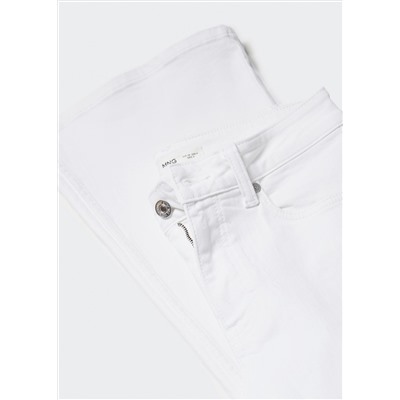 Jeans flare tiro medio