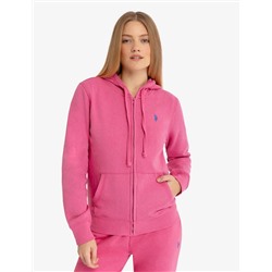 FLEECE FULL ZIP LOGO HOODIE