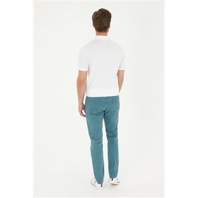 Erkek Yeşil Jean Pantolon