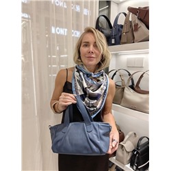 Сумка жен. натуральная кожа арт 8211  Размер: 29*10*17 см Синий