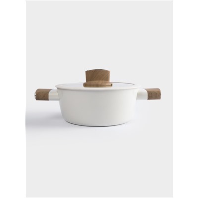 Кастрюля, 20 см, 2,2 л, с крышкой, с покрытием, алюминий, молочная, Palisander