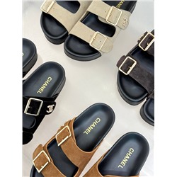 Женские замшевые сабо  ШАНЕ*ЛЬ