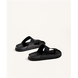 Sandalia piel corte T