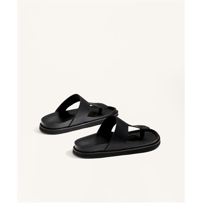 Sandalia piel corte T