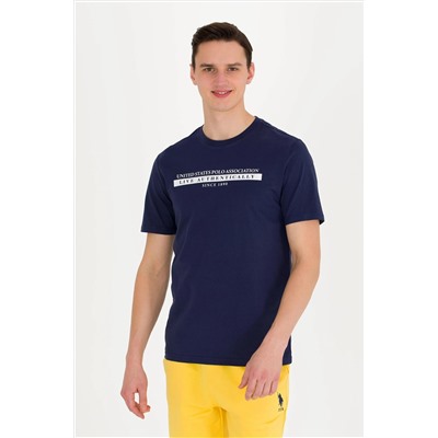 Erkek Lacivert Bisiklet Yaka Tişört