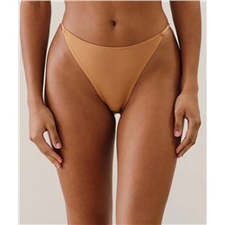 Tanga de microfibra y encaje