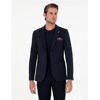 Lacivert Ex.Slim Fit Spor Ceket