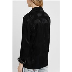 Blazer en logomanía brillante