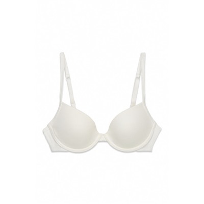 Sujetador push up algodón blanco