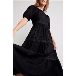 Vestido boho bordados