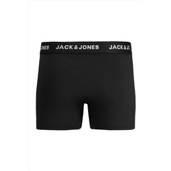 Jack & Jones Jack Jones Black Mıcrofıbre 3 L Ü Paket Erkek Boxer 12182421
