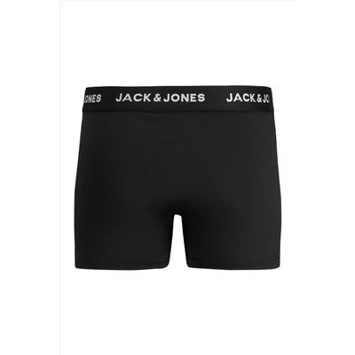 Jack & Jones Jack Jones Black Mıcrofıbre 3 L Ü Paket Erkek Boxer 12182421