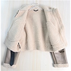 Короткая куртка в стиле ретро-байкера ЗАР*А