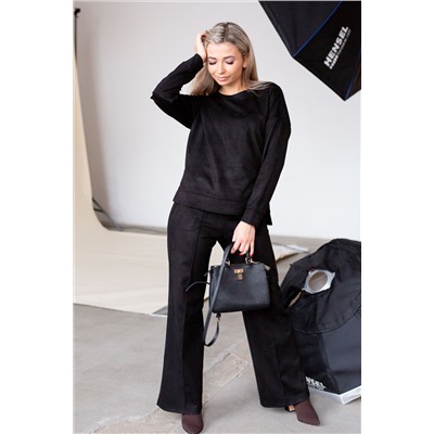 Костюм замшевый брючный 43043