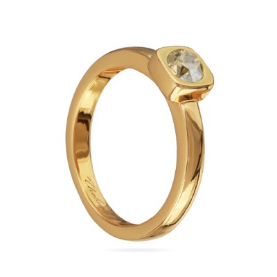 Кольцо Теннис (кристаллы SW шампань 4мм; покрытие золото), Есть комплект