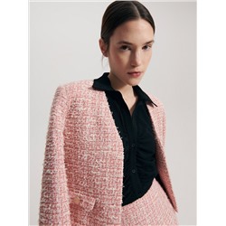 Блейзер из фактурного джерси