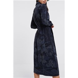 Vestido camisero largo evasé