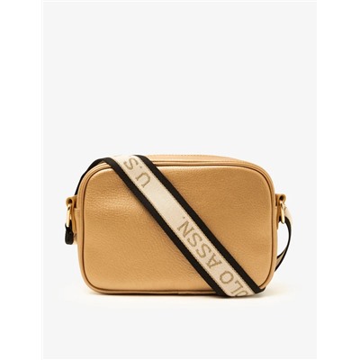 CLASSIC ZIP METALLIC CROSSBODY BAG