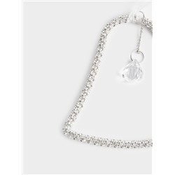 Игрушка елочная, 12 см, пластик/металл, серебристая, Колокольчик, Event