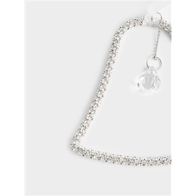 Игрушка елочная, 12 см, пластик/металл, серебристая, Колокольчик, Event