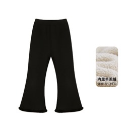 Брюки-клеш для девочек утепленные