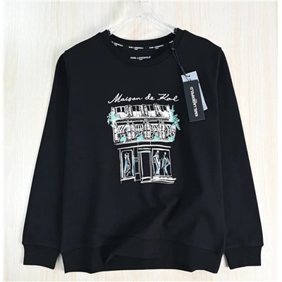 Женская толстовка из хлопка с вышитыми буквами  КАР*Л 😎