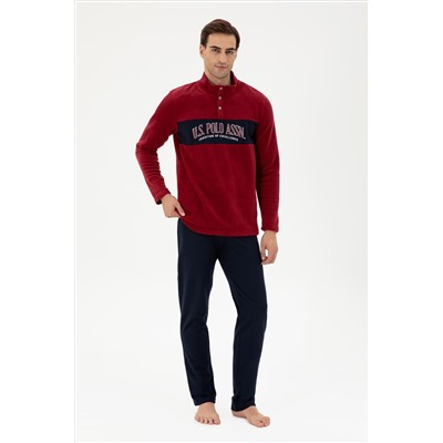 Erkek Bordo Pijama Takımı
