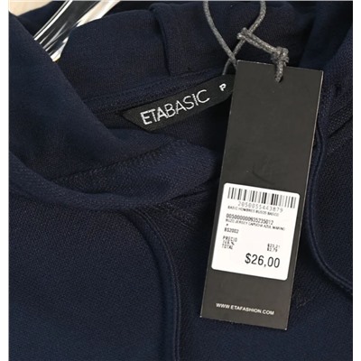 Женская свободная толстовка с капюшоном