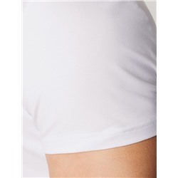 Футболка slim fit из премиального хлопка с эластаном