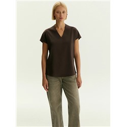 Блузка с V-образным вырезом, B2781/samali