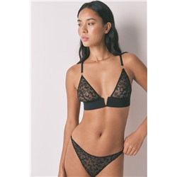 Braga brasileña tul negro