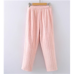 Зимние универсальные теплые удобные повседневные брюки для сна на флисовой подкладке