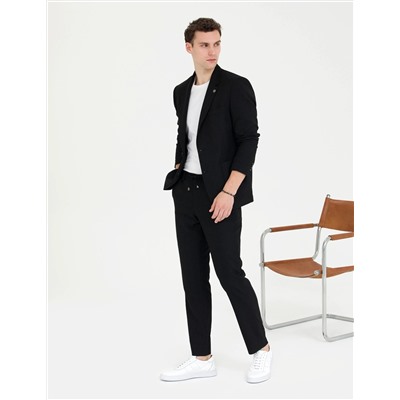 Siyah Slim Fit Takım Elbise