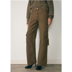 Jeans cargo cremalleras