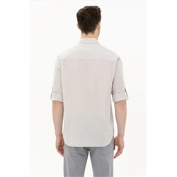 Erkek Taş Uzun Kollu Gömlek