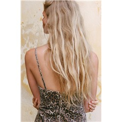 TRF SHORT DENIM ANIMAL PRINT DRESS